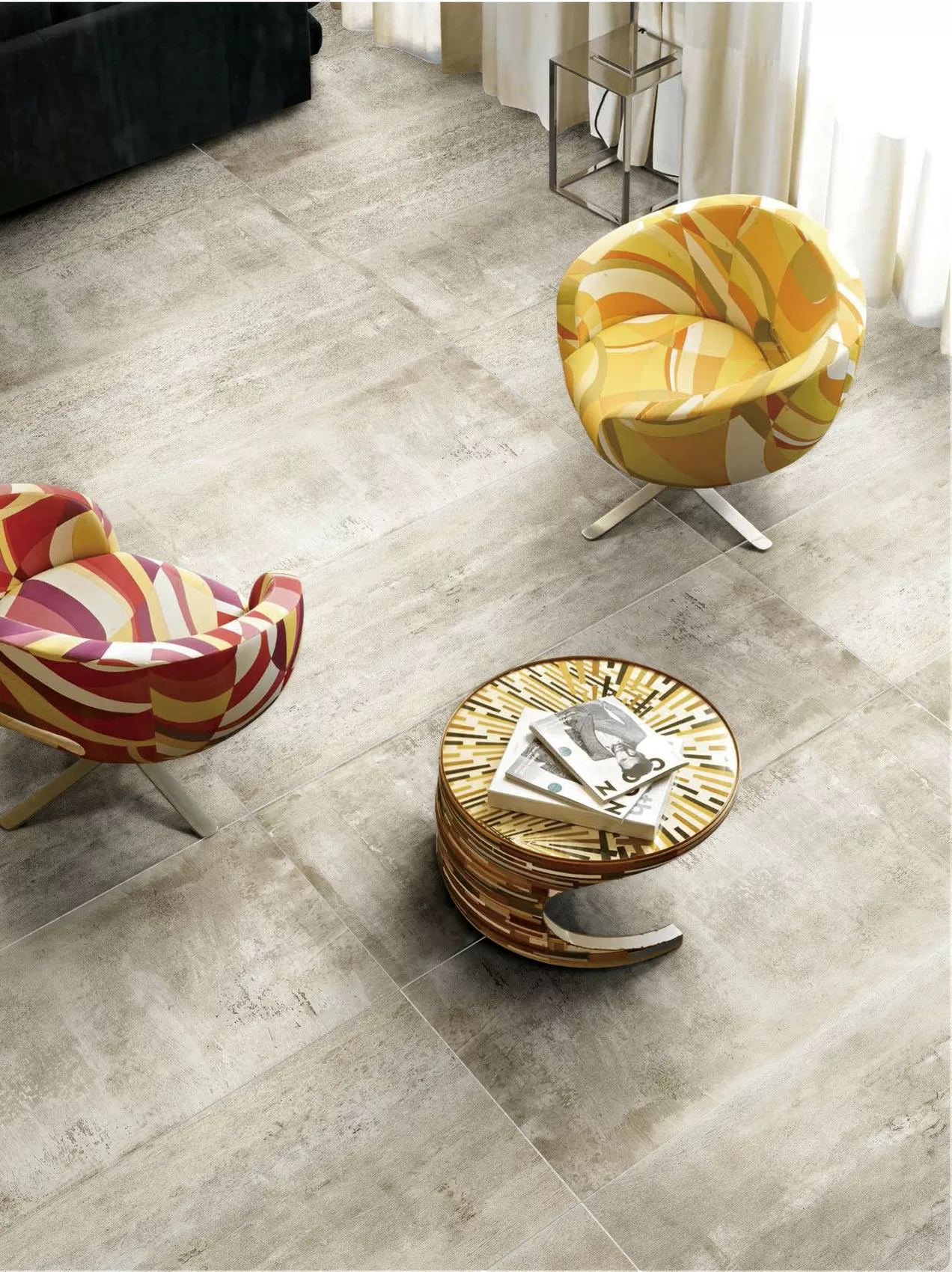 Керамогранит 744488 La Roche Blanc Smooth Ret 6mm 120x240