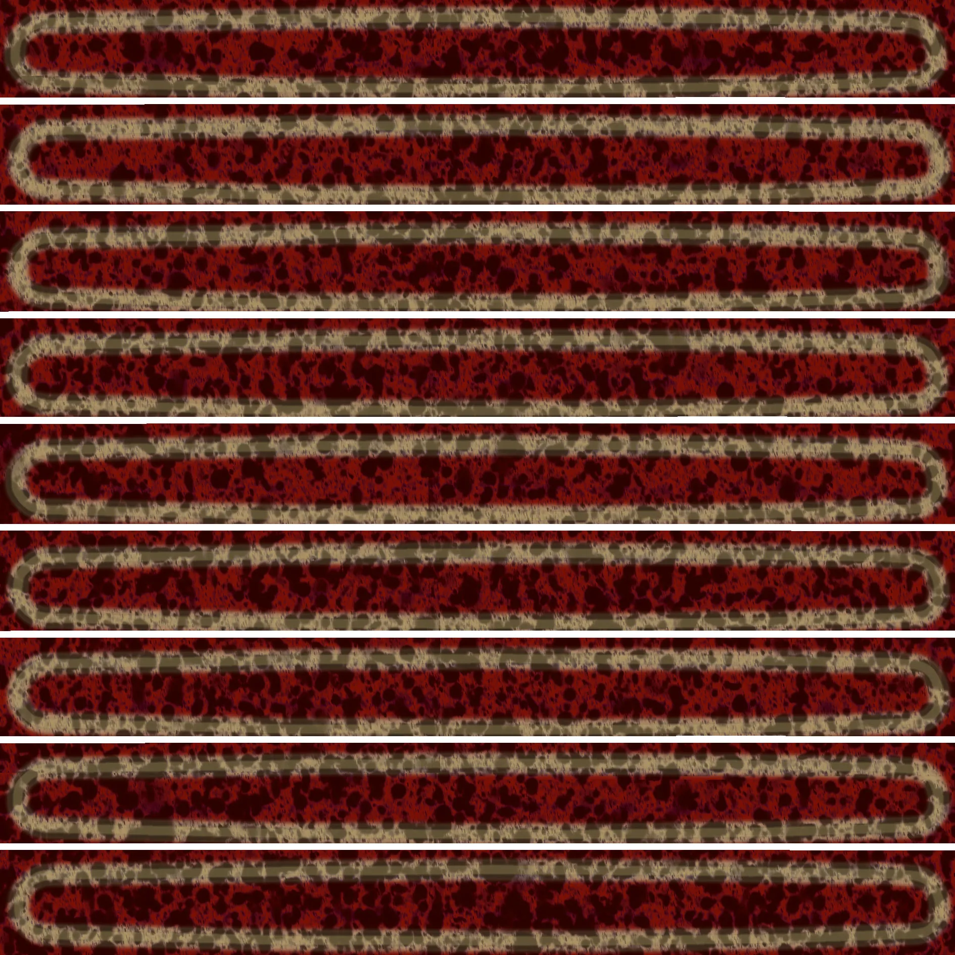 Плитка KMD2SOB003BN Декор чипсет Далия красный тёмный глянцевый 20x20x0,95