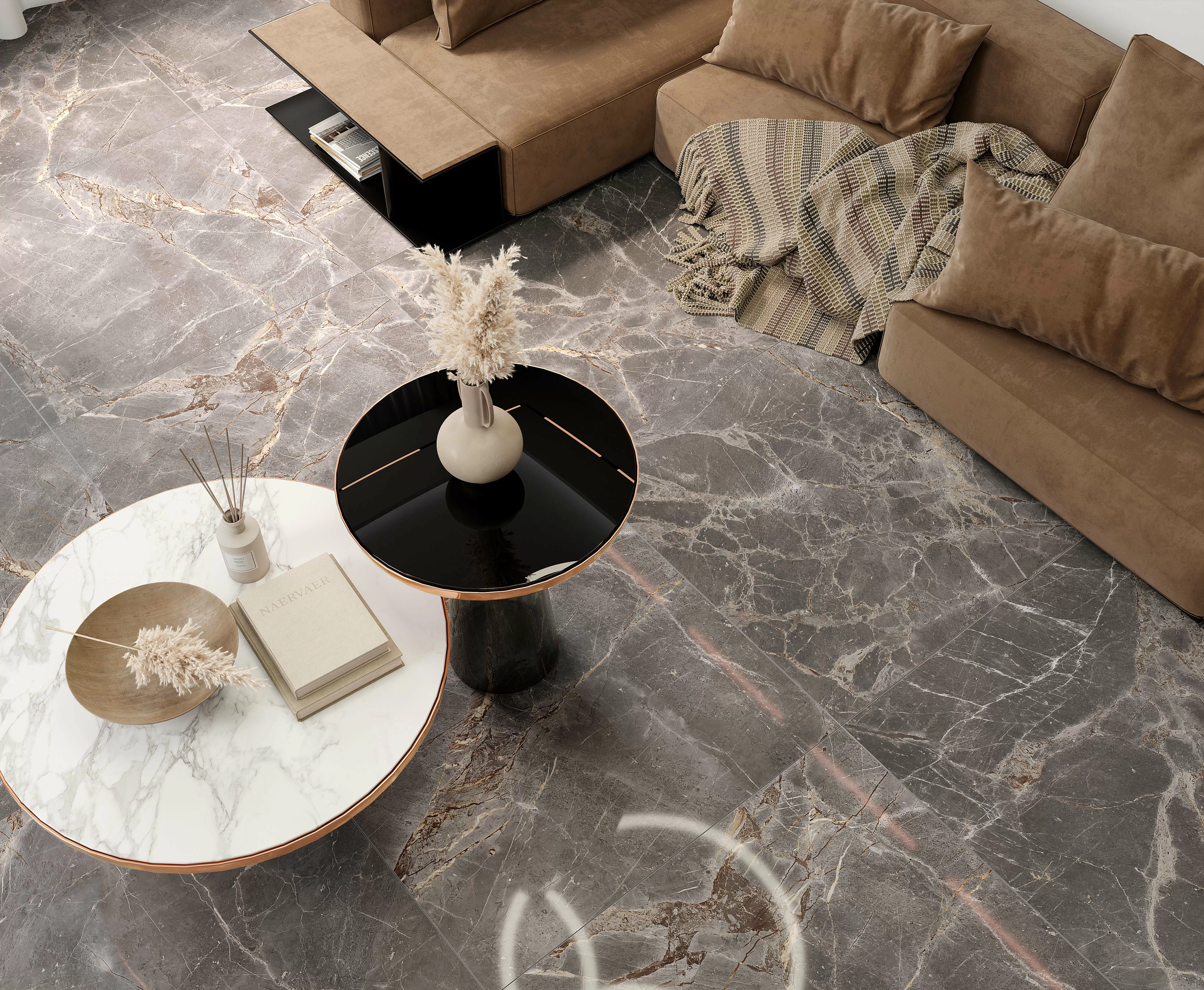 Керамогранит Nebula Grey Полированный 80x160