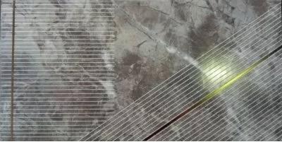 Керамогранит DPR022 Имперадор деко 2 полоски серый 600х300