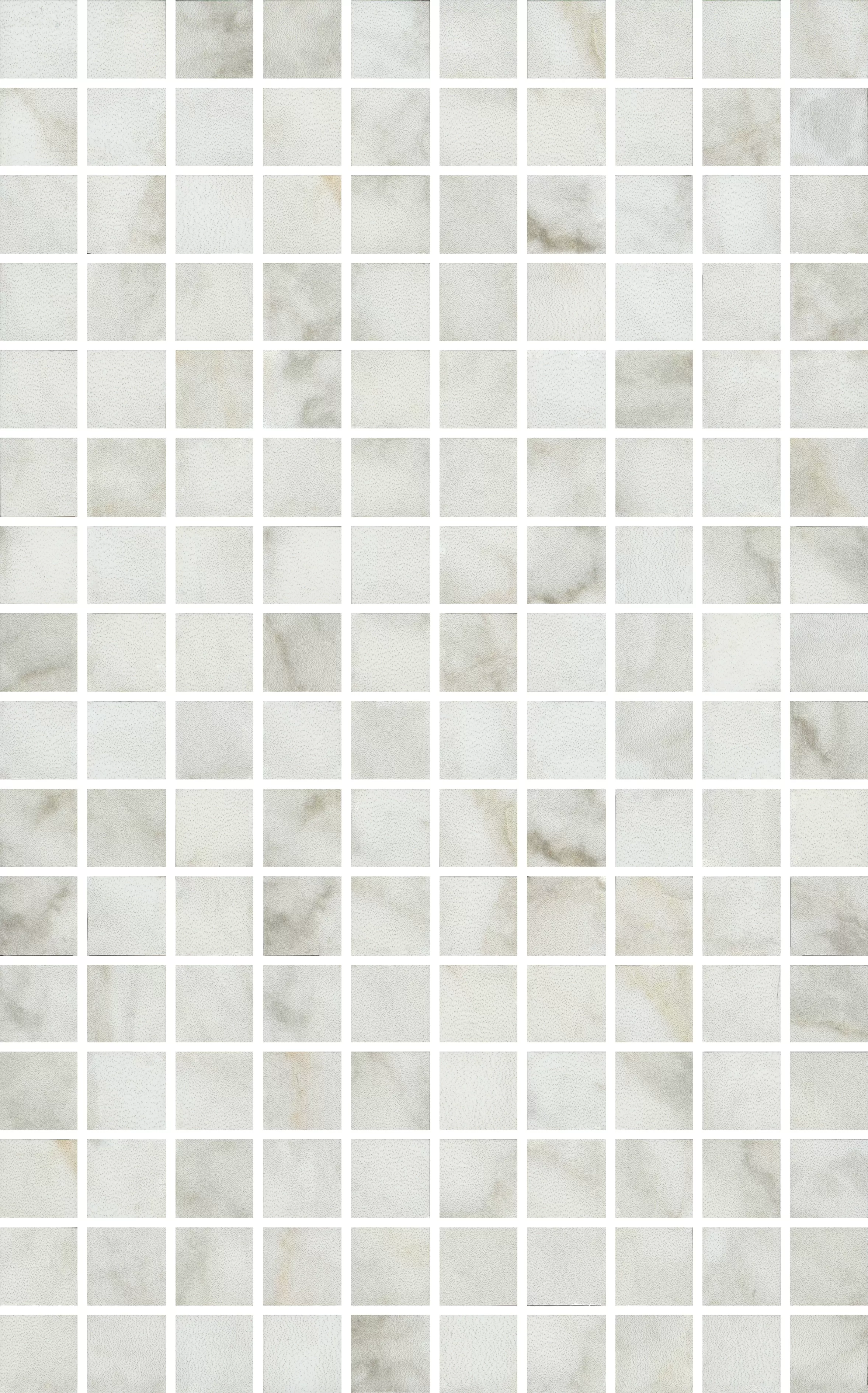 Мозаика MM6432 Кантата мозаичный белый глянцевый 25x40