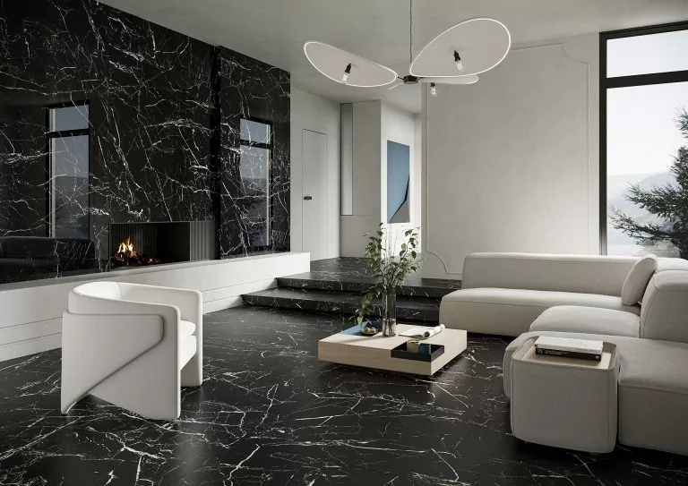 Керамогранит Marmo Morocco Black Rect R9 59,7х119,7