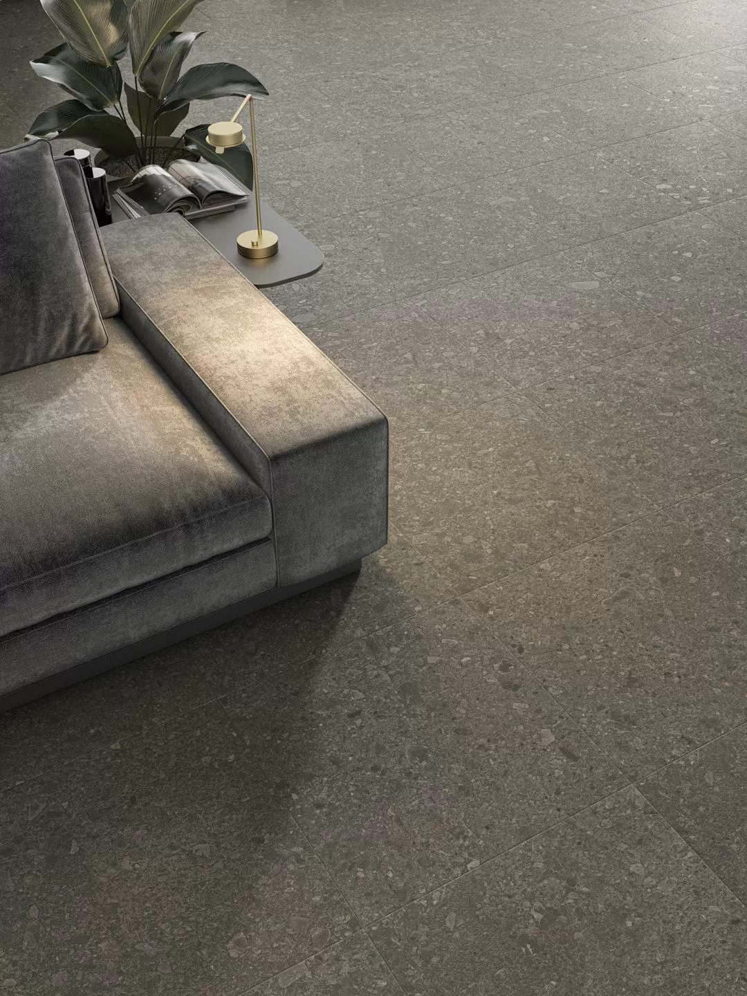 Керамогранит DD591400R Чеппо ди Гре серый матовый обрезной 119,5x238,5x1,1