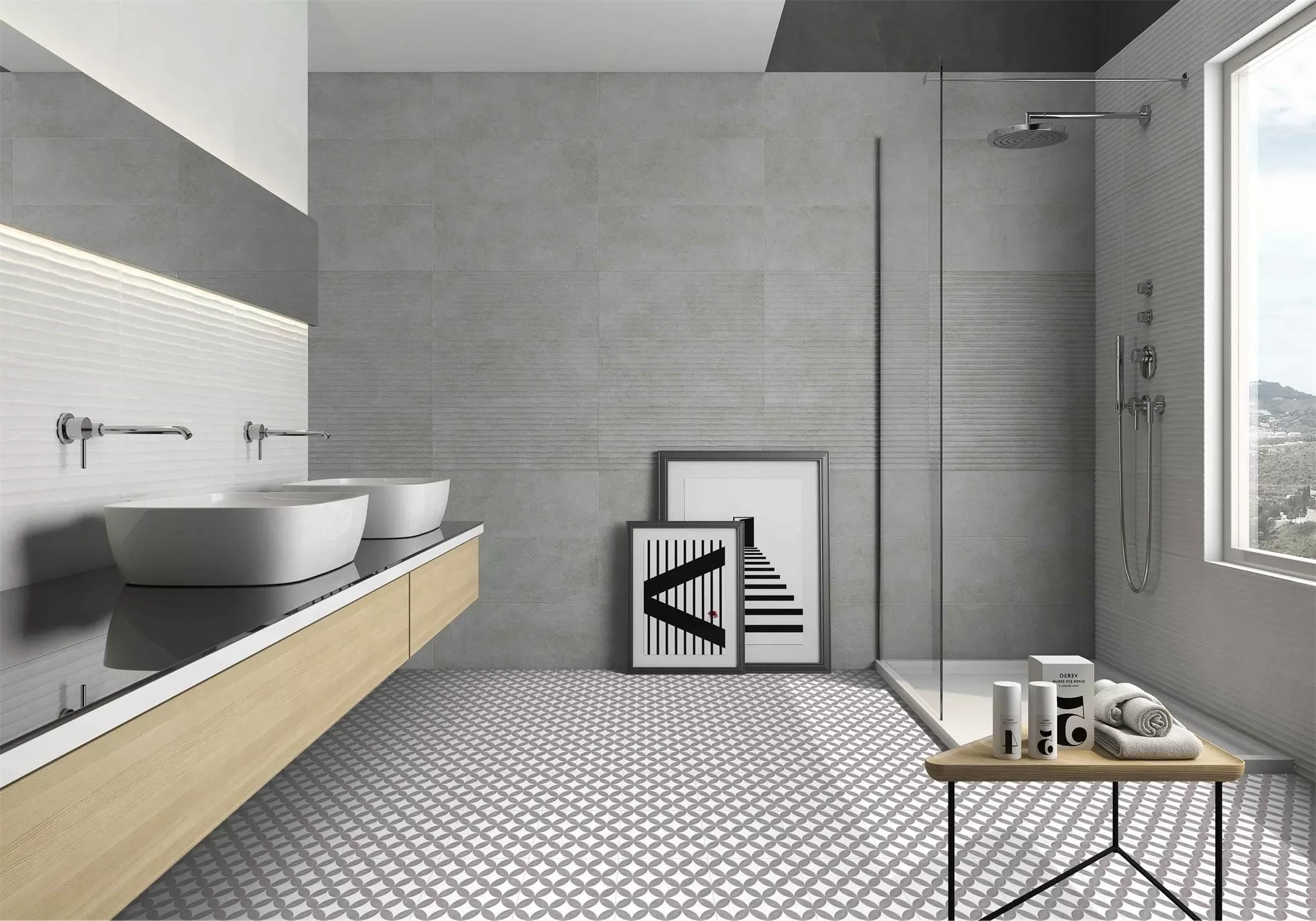 Керамогранит AB3690 District White 20x20