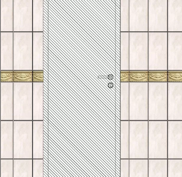 Плитка Декор Ventana Равена 19,8х39,8