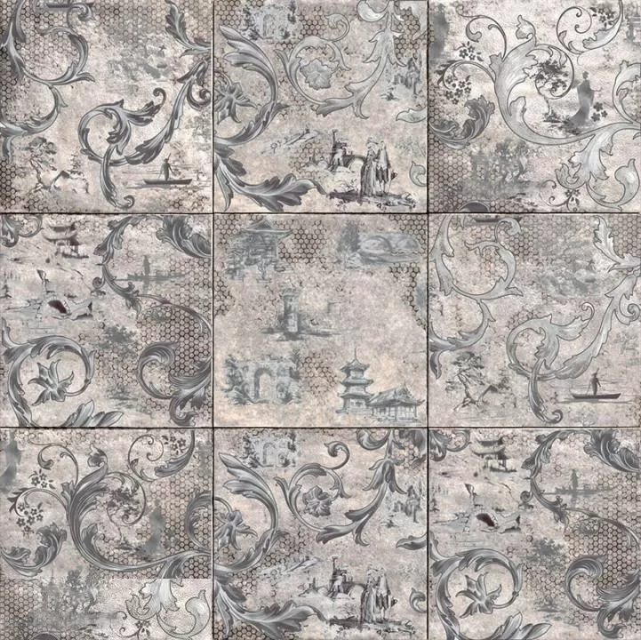 Плитка Декор SINGAPUR GREY 20*20