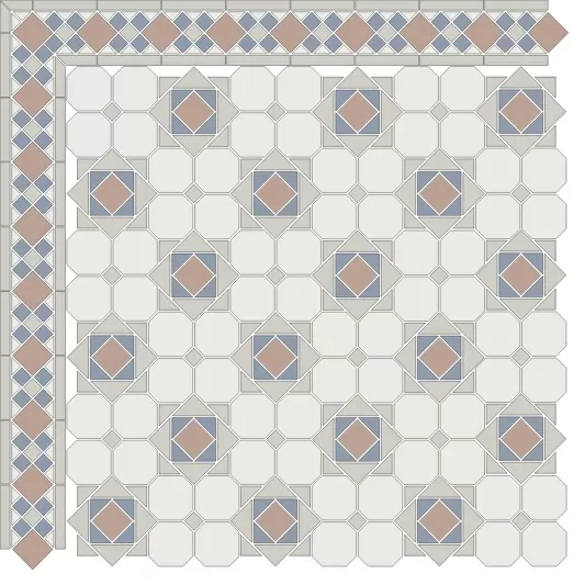 Керамогранит Бордюр Лия (01/02/08/05) 14.1x27.7