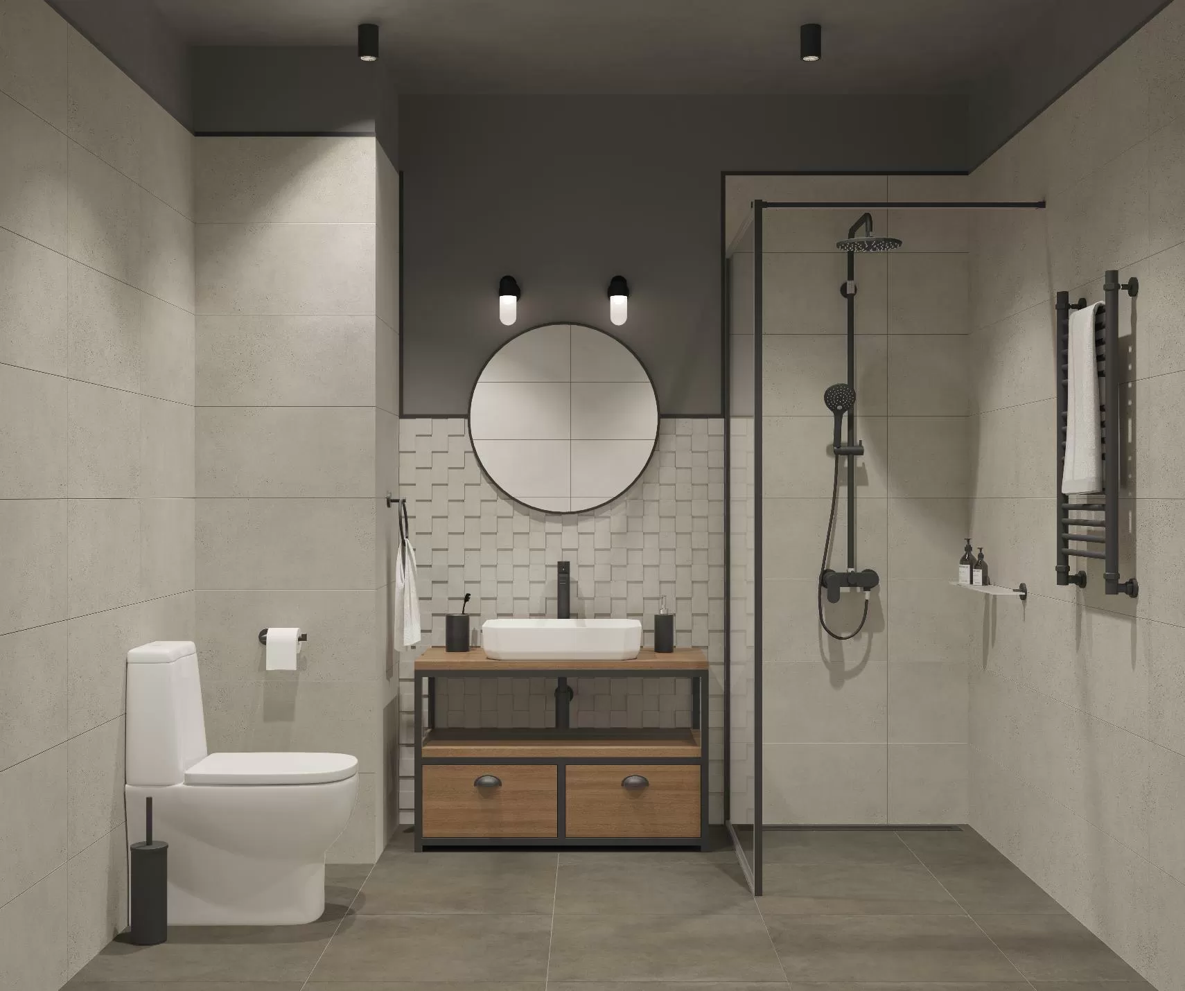 Керамогранит K-582/MR The Bronx Grey 600x600x9