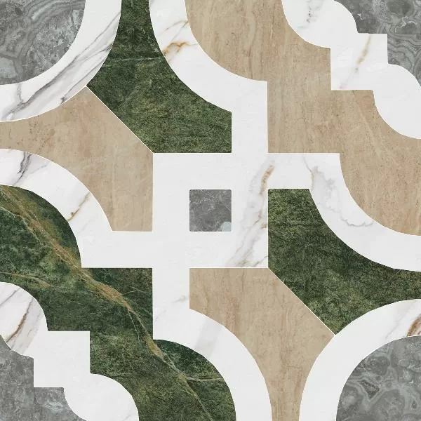 Керамогранит ID136 Риальто Нобиле 1 наборный лаппатированный 30x30