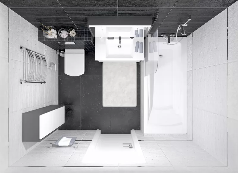 Керамогранит Hard чёрный 30х60