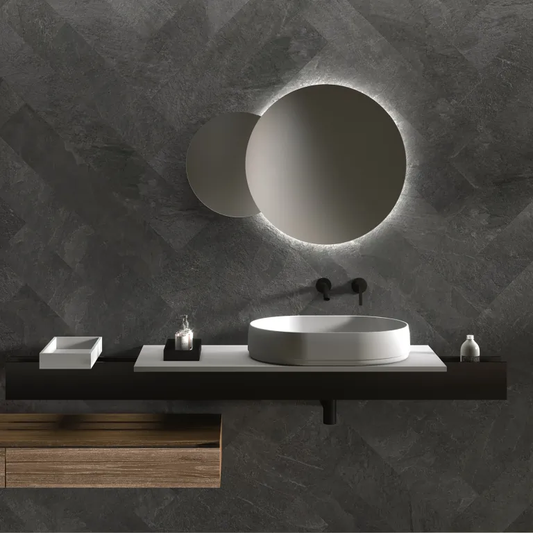 Керамогранит Lago Rect Graphite 60x90