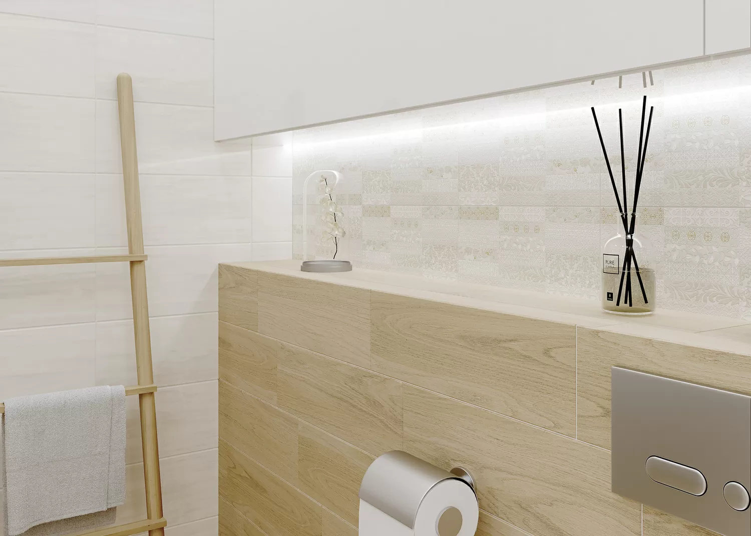 Керамогранит C-CV4M302D Chesterwood светло-бежевый 18.5x59.8