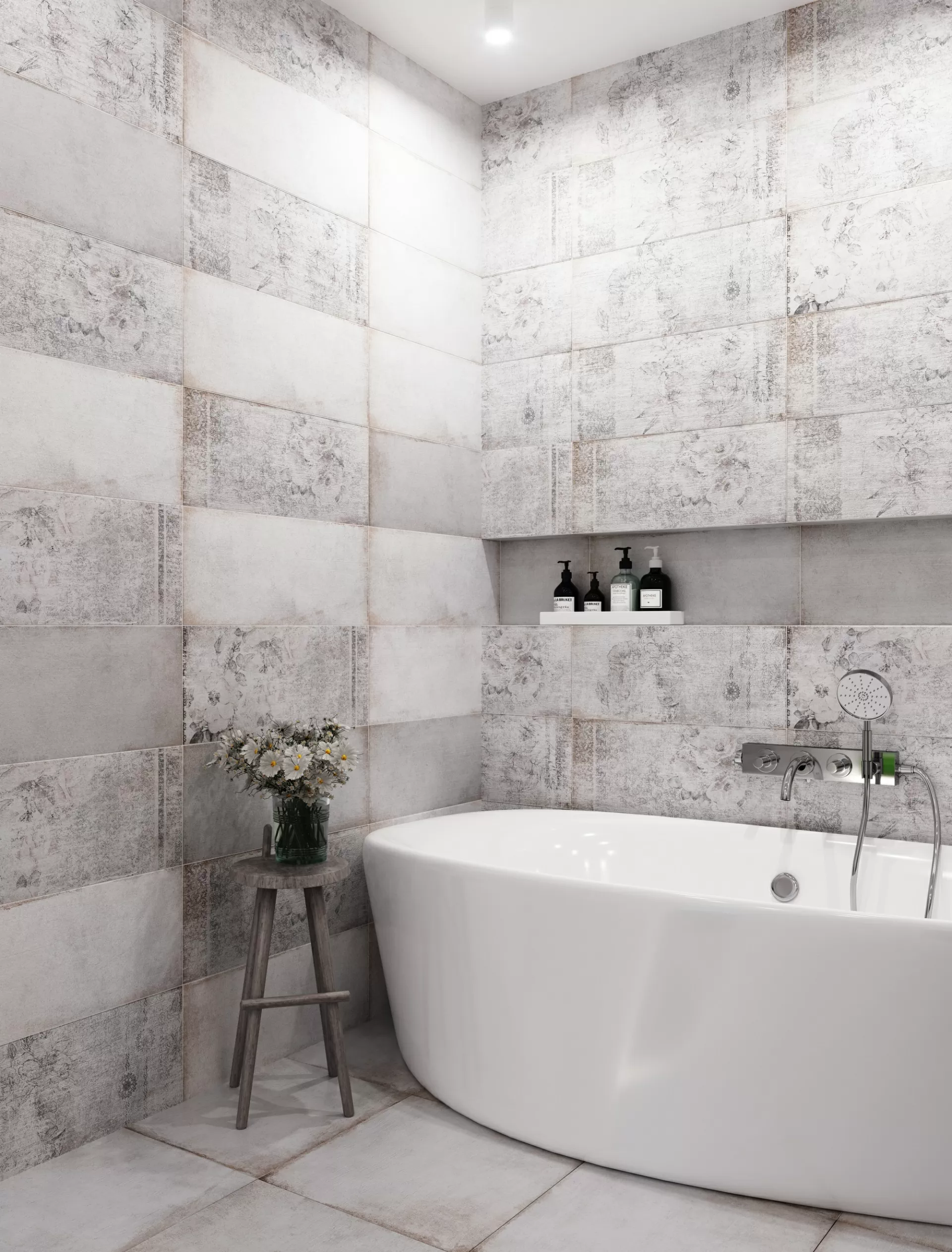 Керамогранит 10400000011 Terrazzo Белый 01 45*45