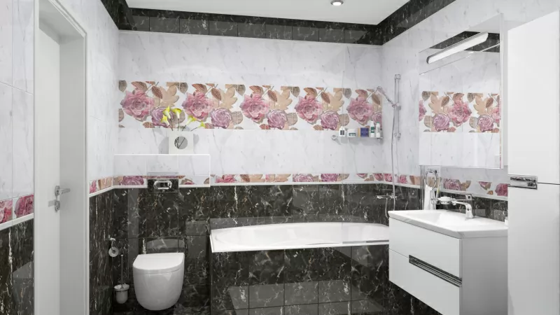 Плитка Monocolor Бордюр стекло Silver 2х25
