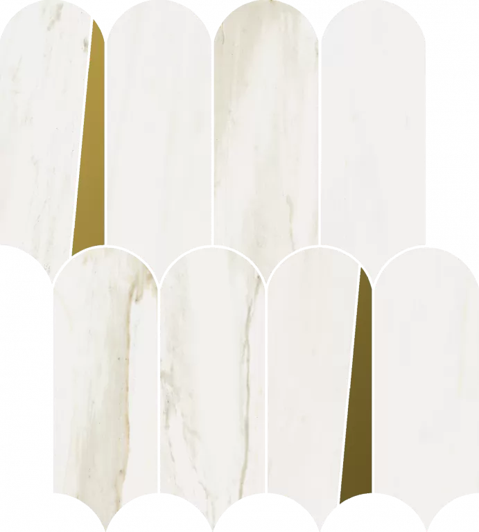 Мозаика 620110000231 Stellaris Carrara Ivory Mosaico Elegant Lux 32.5x36.1