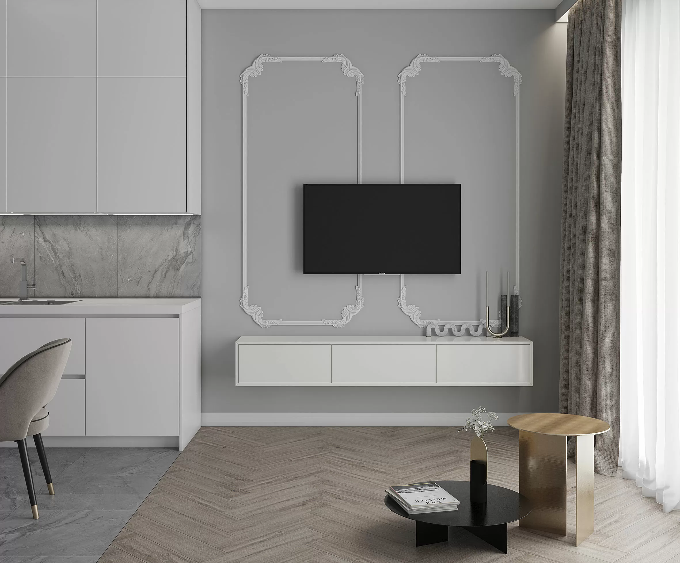 Керамогранит Laurel табачный 15х60