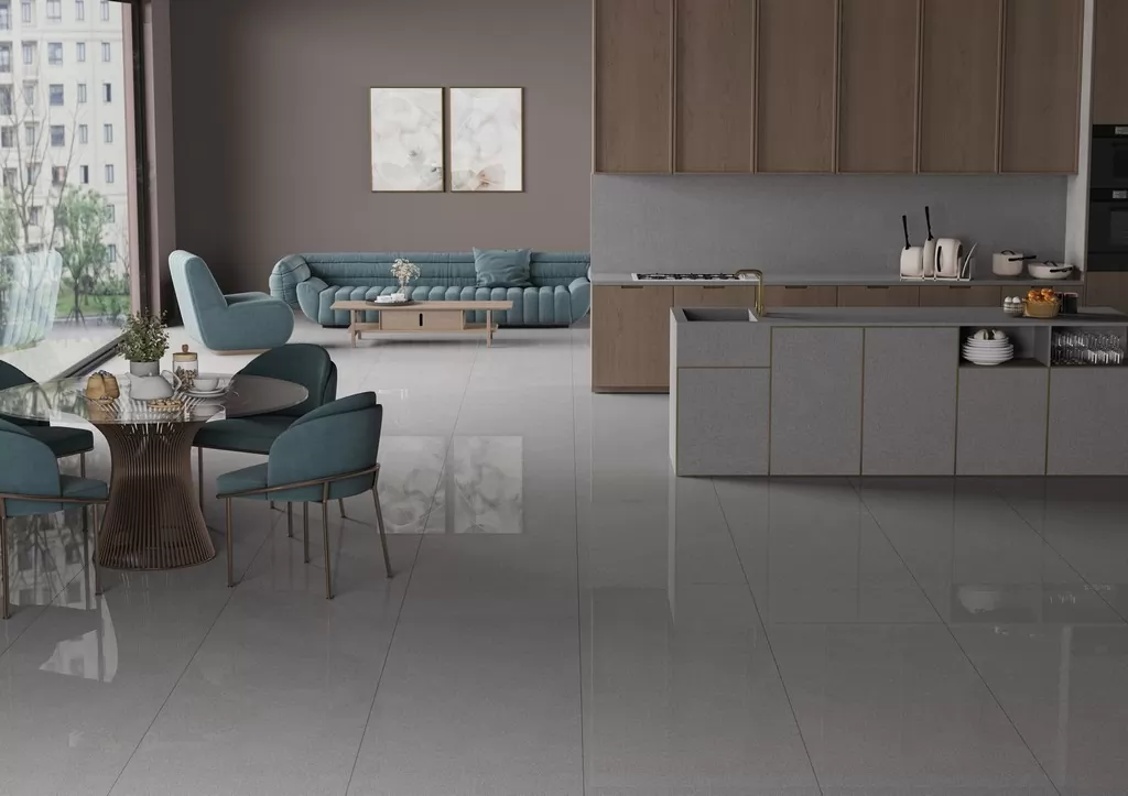 Керамогранит ENFBD3007GL80300 Granite Nero Glossy 800х3000х15