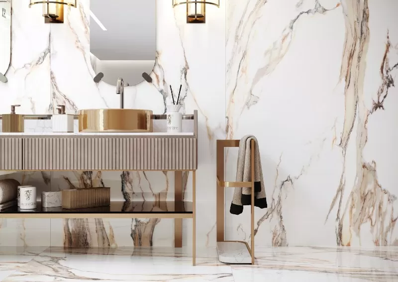 Керамогранит Calacatta White 59,7x119,7