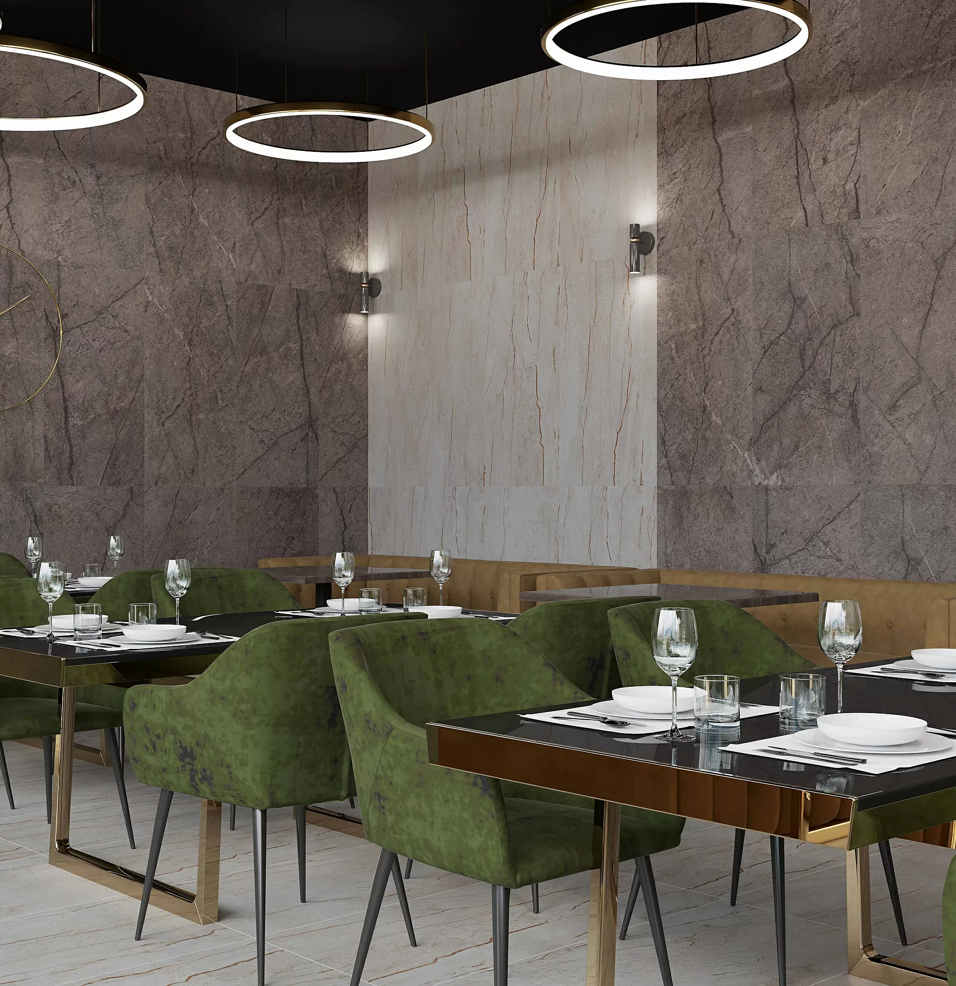 Керамогранит Newcastle коричневый 600х1200х11