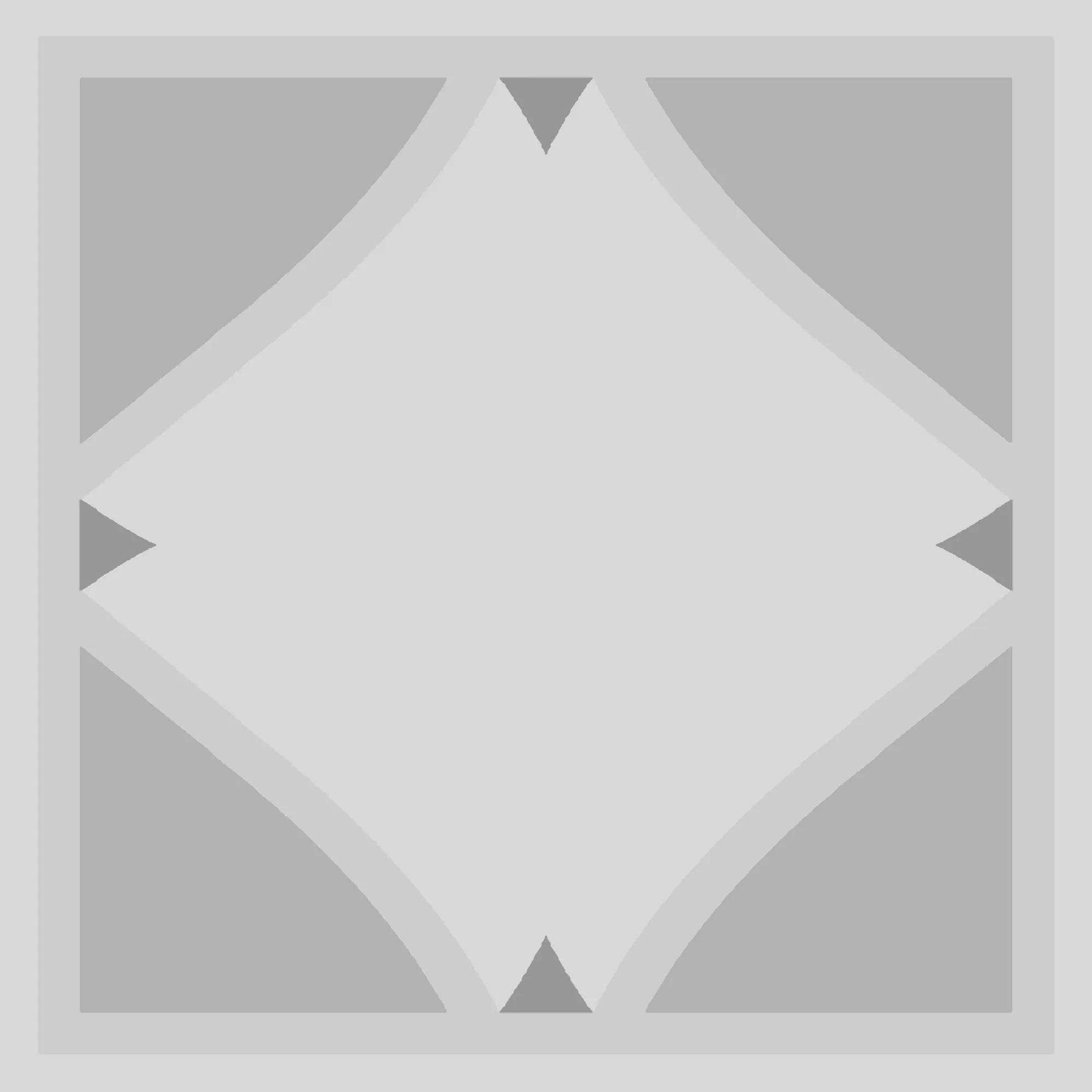 Керамогранит VT/A633/SG9004 Вставка Мираколи матовый 7x7x0,8