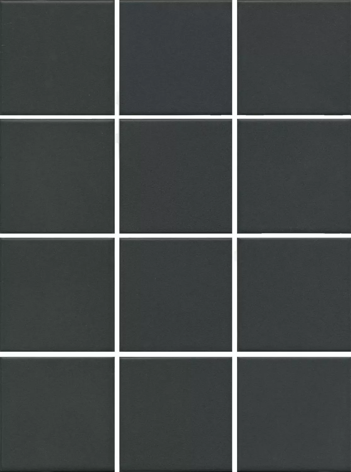 Керамогранит 1333 Агуста черный натуральный (30x40 из 12 частей) R10 9,8х9,8