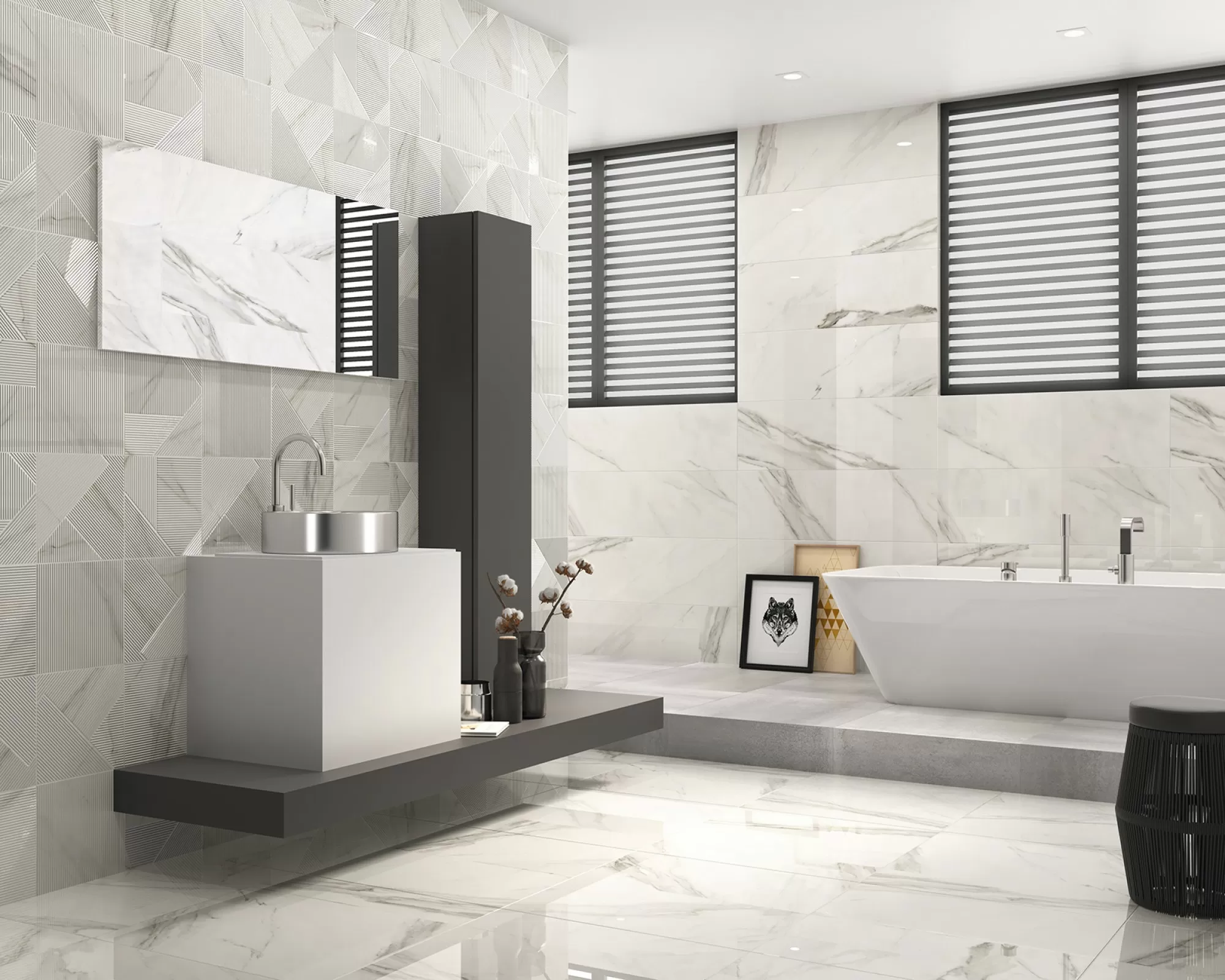 Плитка 187590 Carezza Lux 29,5x90,1