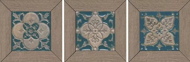 Керамогранит ID62 Меранти пепельный мозаичный 13х13