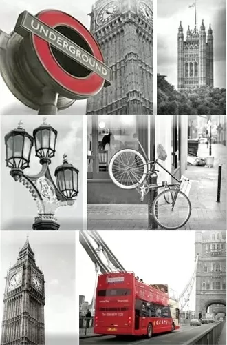 Плитка Monocolor Composicion London Calling D 15х22.5