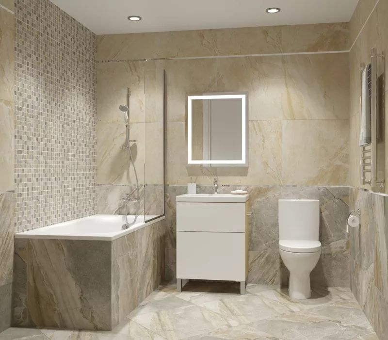 Керамогранит K-103/LR/p01 GENESIS GREY LR 7,6х60