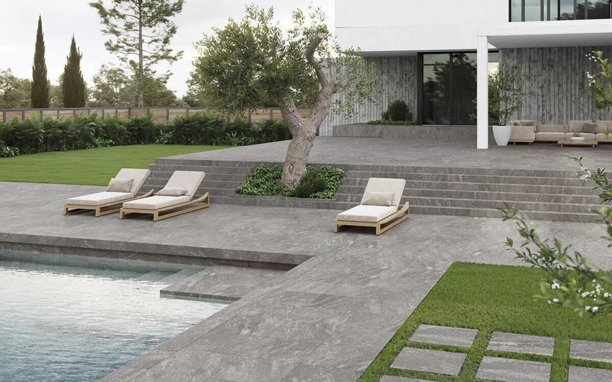 Керамогранит Slate Stone Anthracite RC Lap 100x100