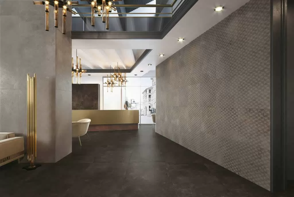 Керамогранит 620090000793 Drift White Griglia Angolo Sx 20x60