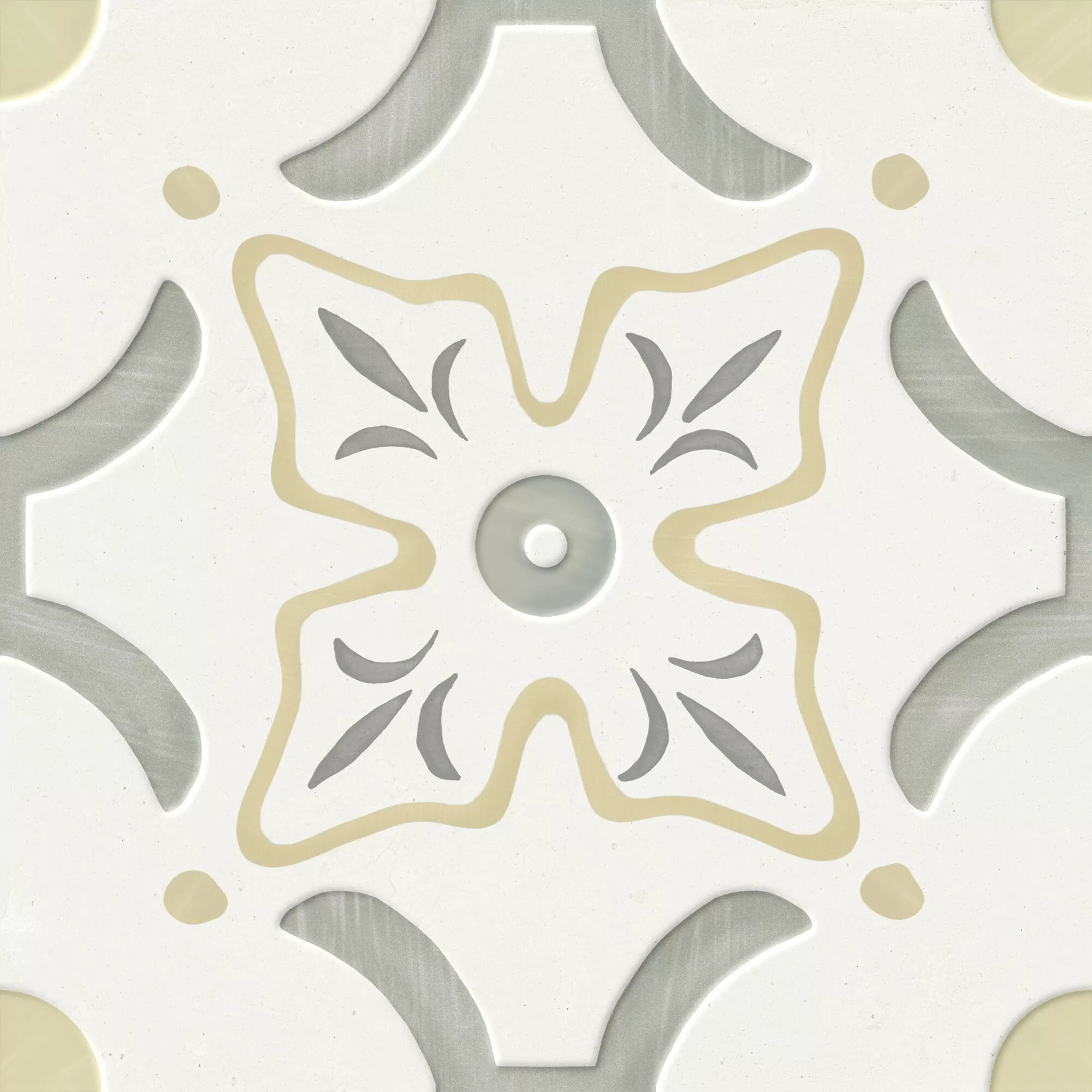 Керамогранит 40459 Llevant Yellow Flower LT 22.3x22.3
