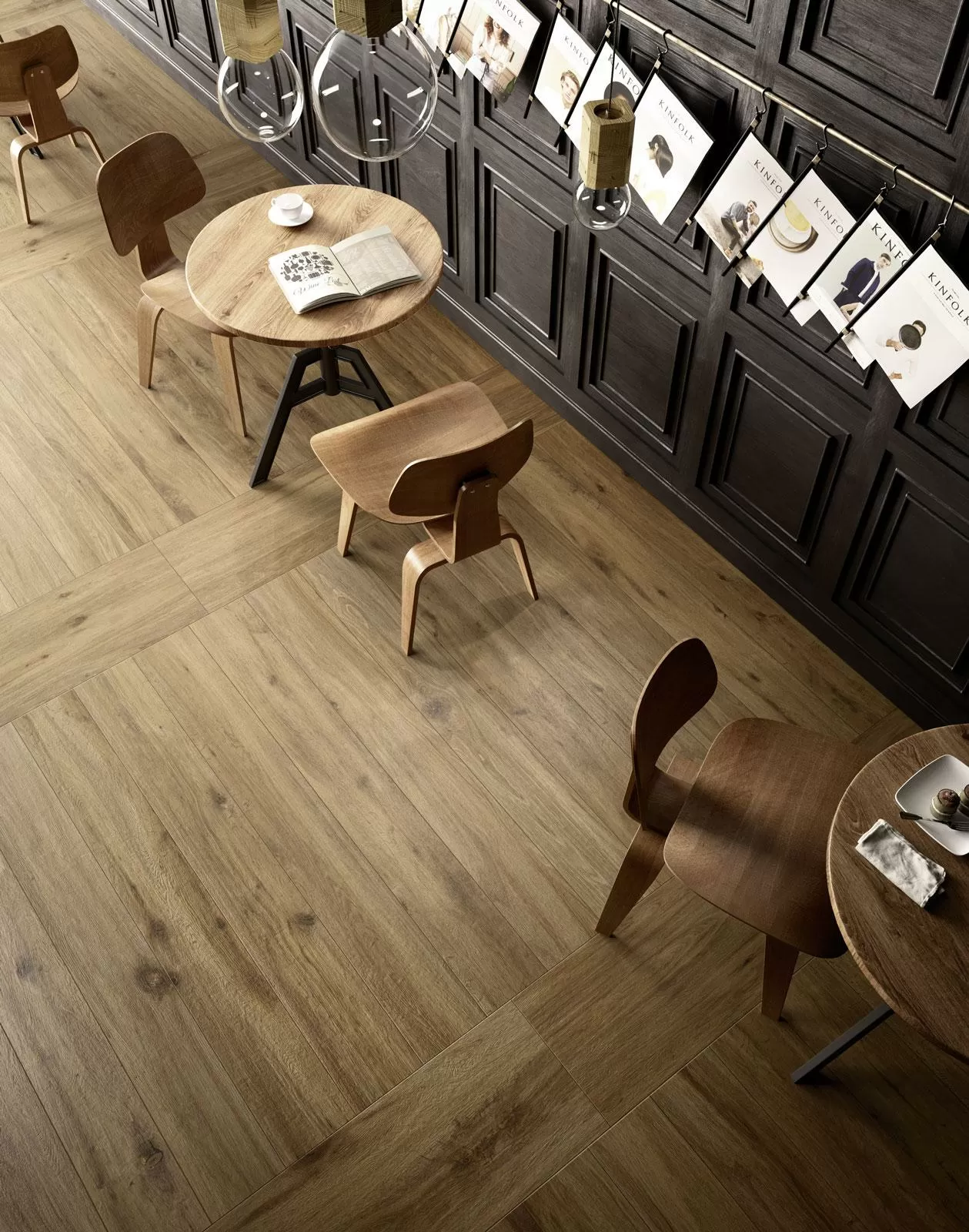 Керамогранит MMJ6 Treverktrend Rovere miele 25x150