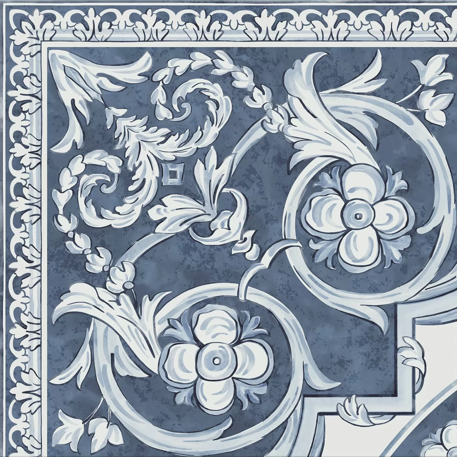 Керамогранит HGD/A509/SG9174 Декор Алмаш угол cиний 30х30