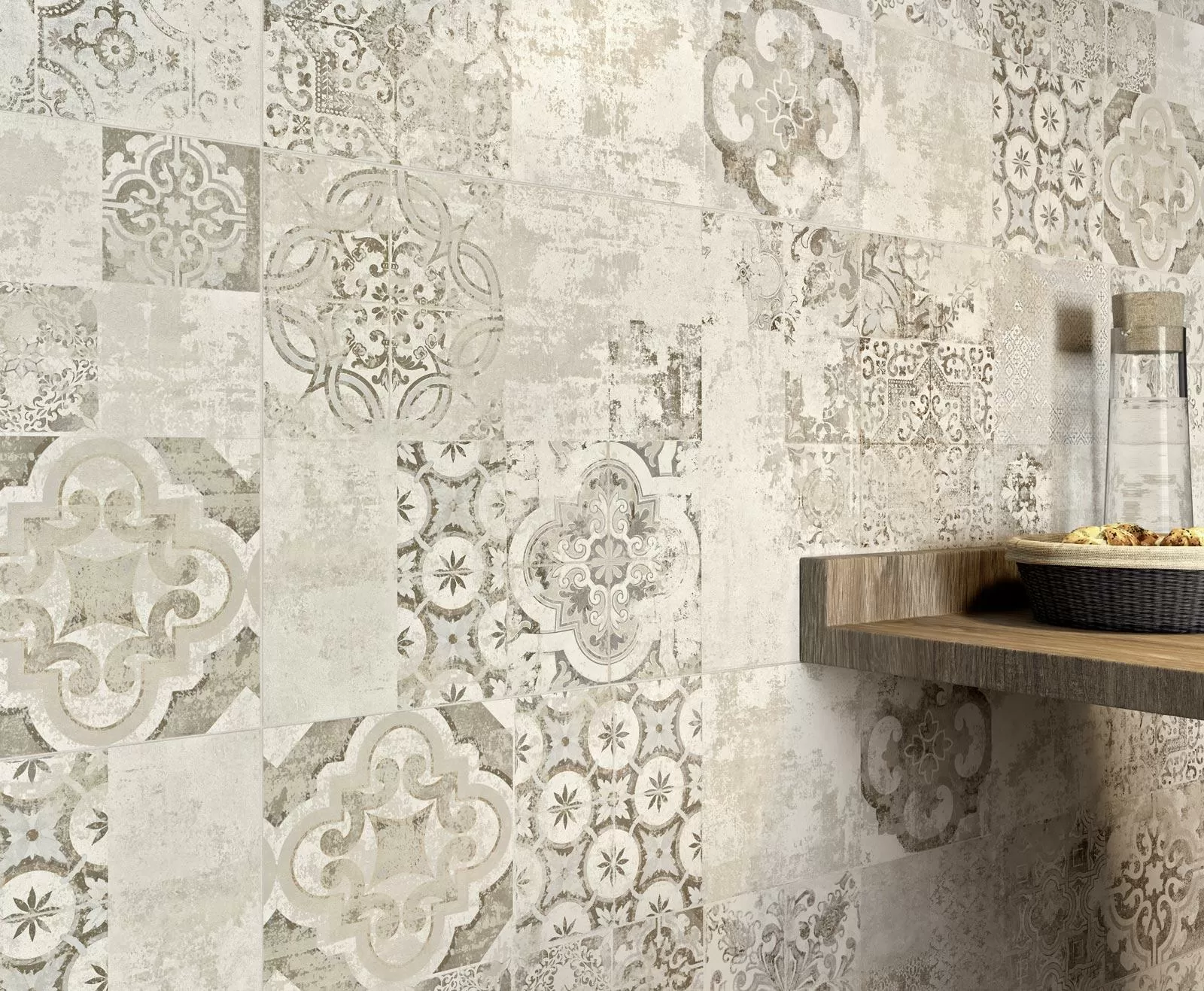 Плитка R6MK Terracruda Piombo Struttura Verso 3D Rett. 40x120