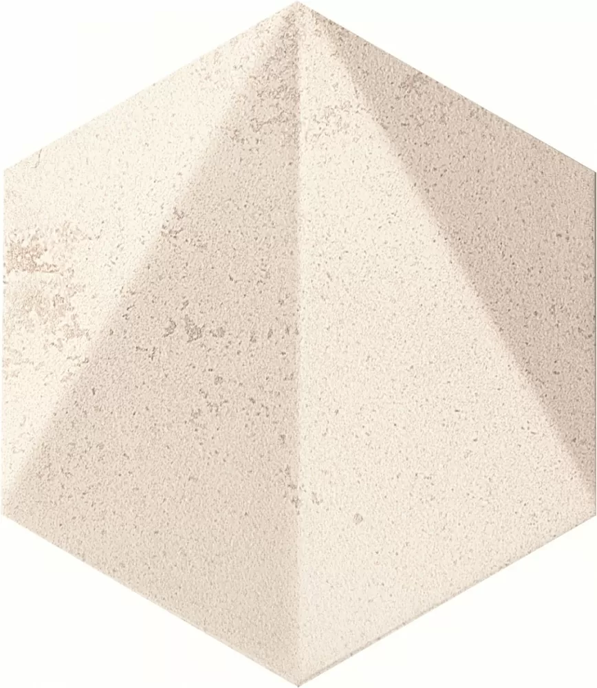 Плитка Free Space Hex White STR Декор 11x12.5