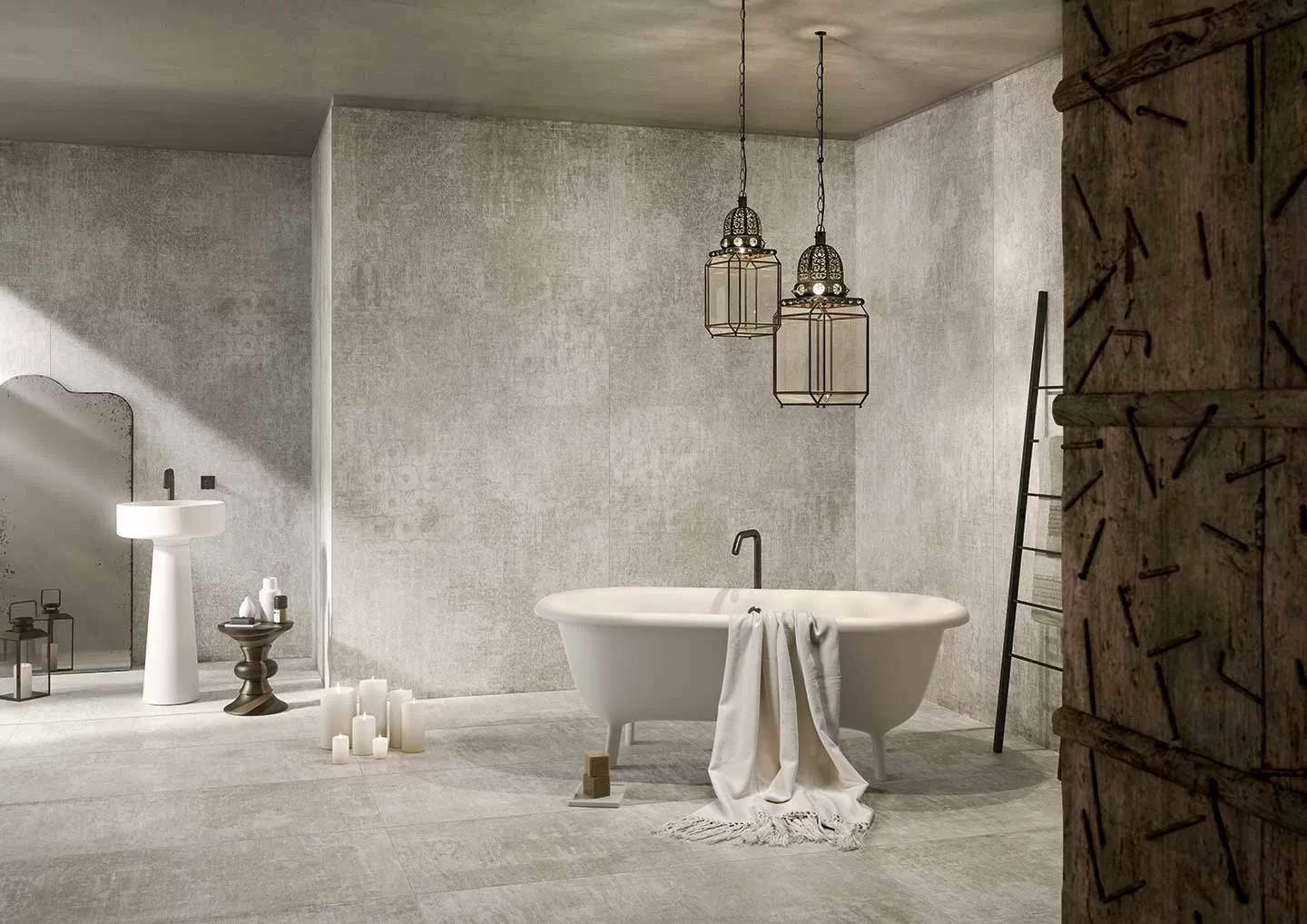Керамогранит 752612 Tesori Decoro Monile Grigio Semp. 6mm 120x240