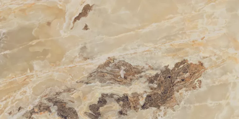 Керамогранит 765901 Onyx&More Golden Blend Glossy Ret 6mm 120x240