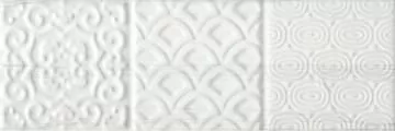 Плитка Belvedere Relieve Blanco 10x30