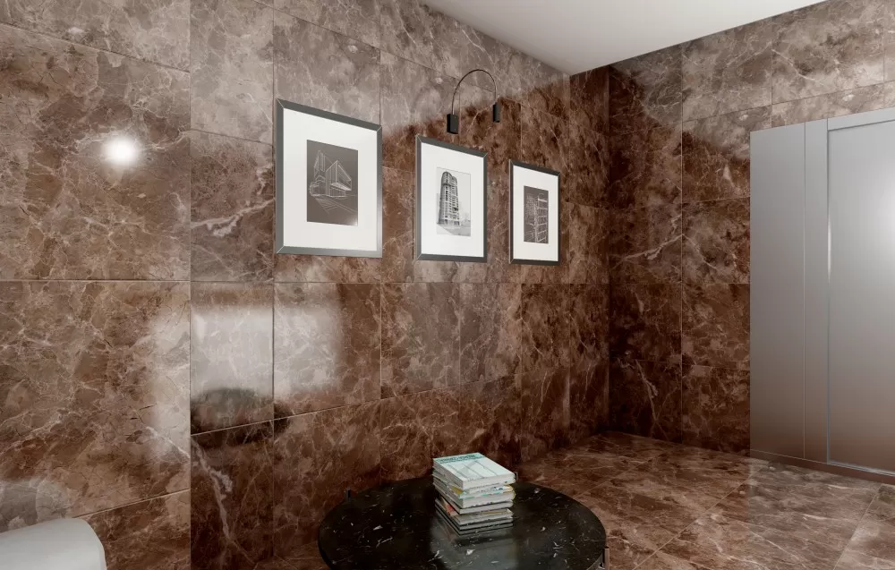 Керамогранит DPR021 Имперадор деко 1 полоски серый 600х300