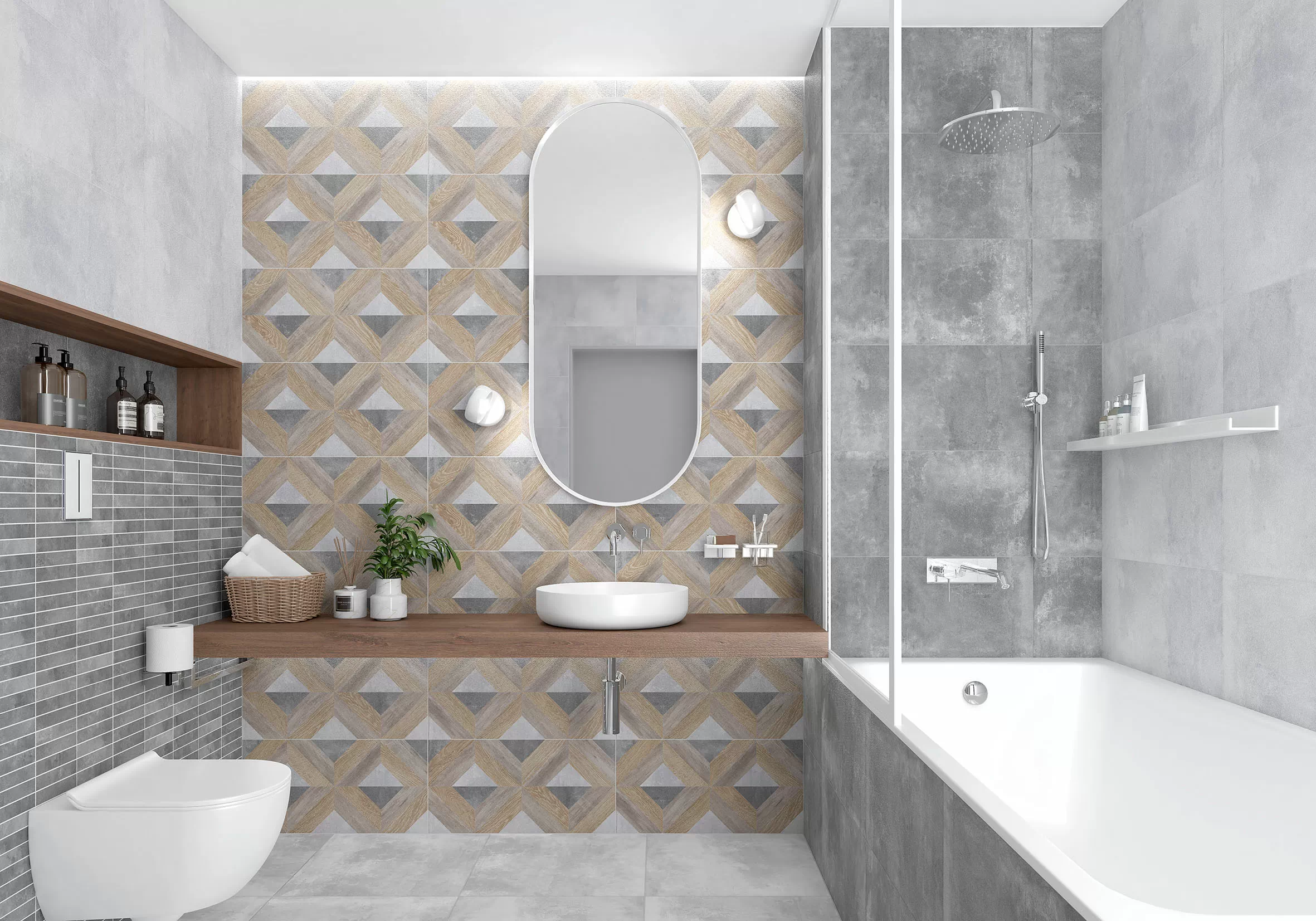 Керамогранит Etnis светло-серый 50х50