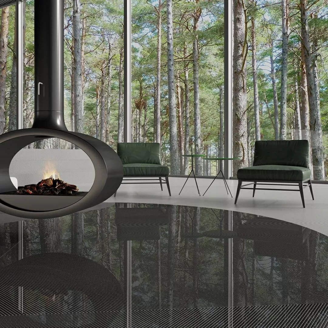 Керамогранит SG072002R6 Карбон серый темный лаппатированный 119.5x320х6