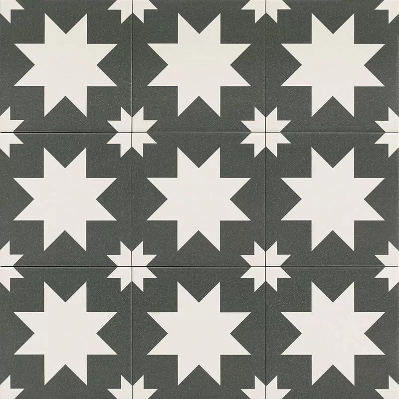 Керамогранит Fired Star Black Mate 20x20