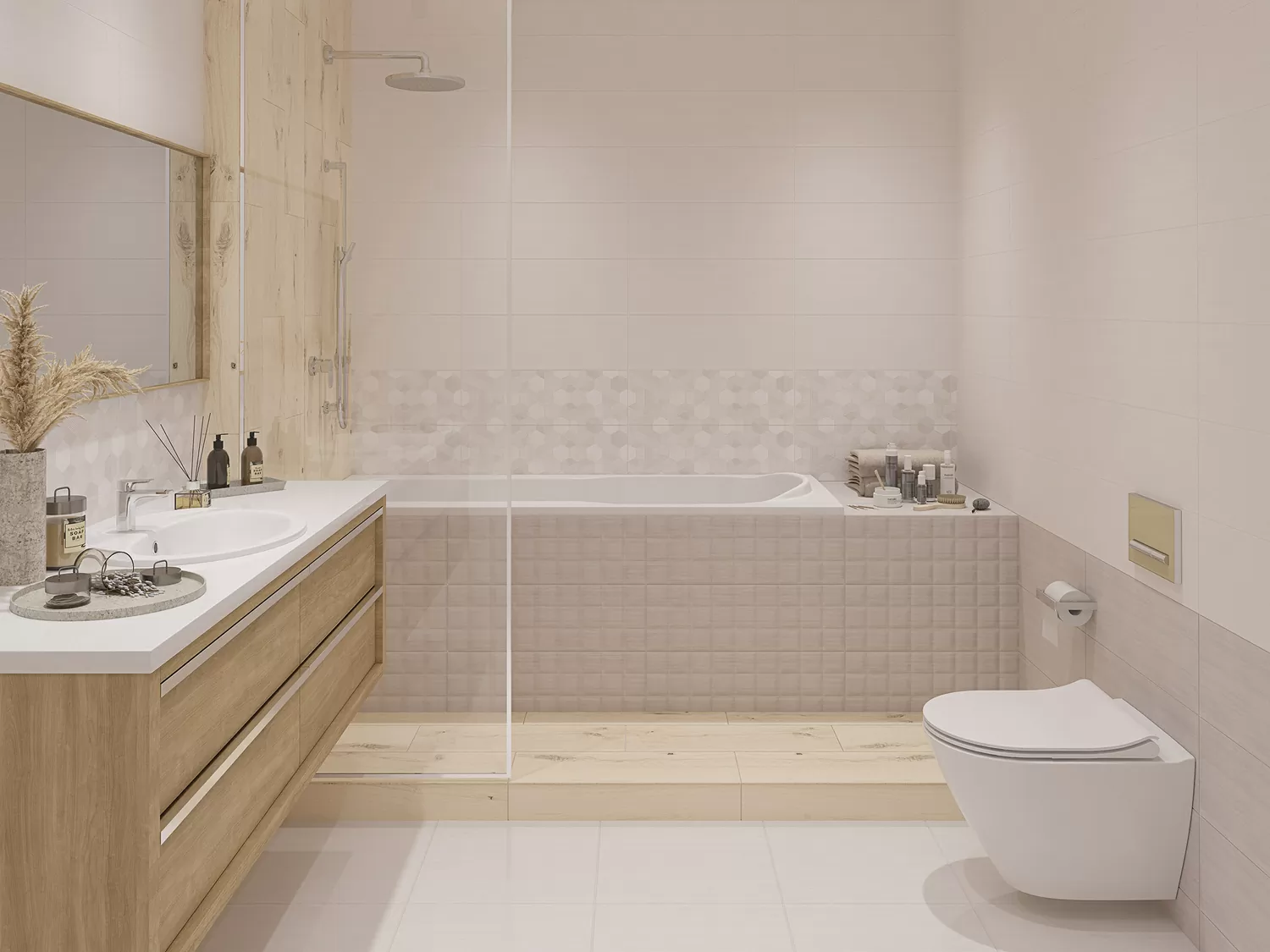 Керамогранит C-SW4M052D Sandwood белый 18.5x59.8