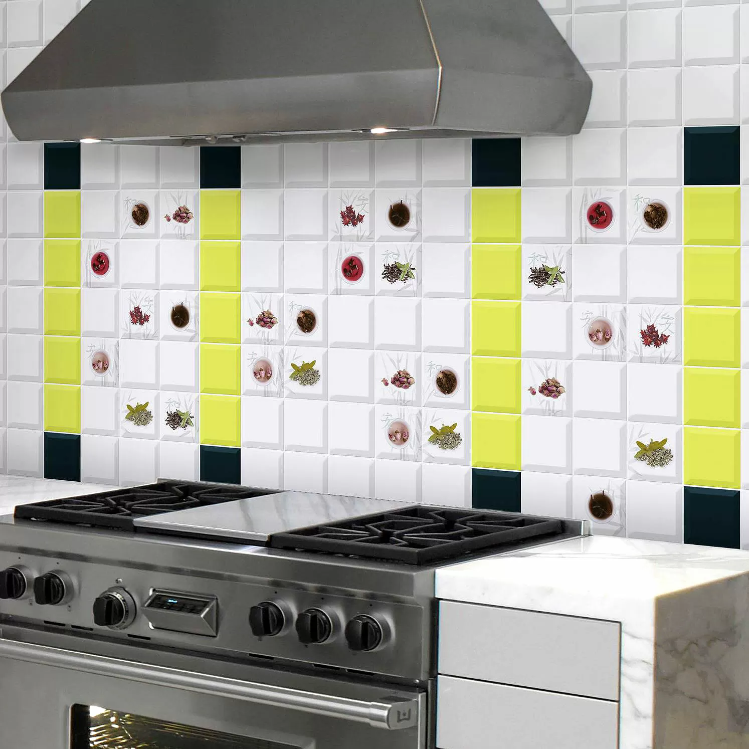 Плитка Decor (composicion) Set Aroma Fosker S/4 B 10x10