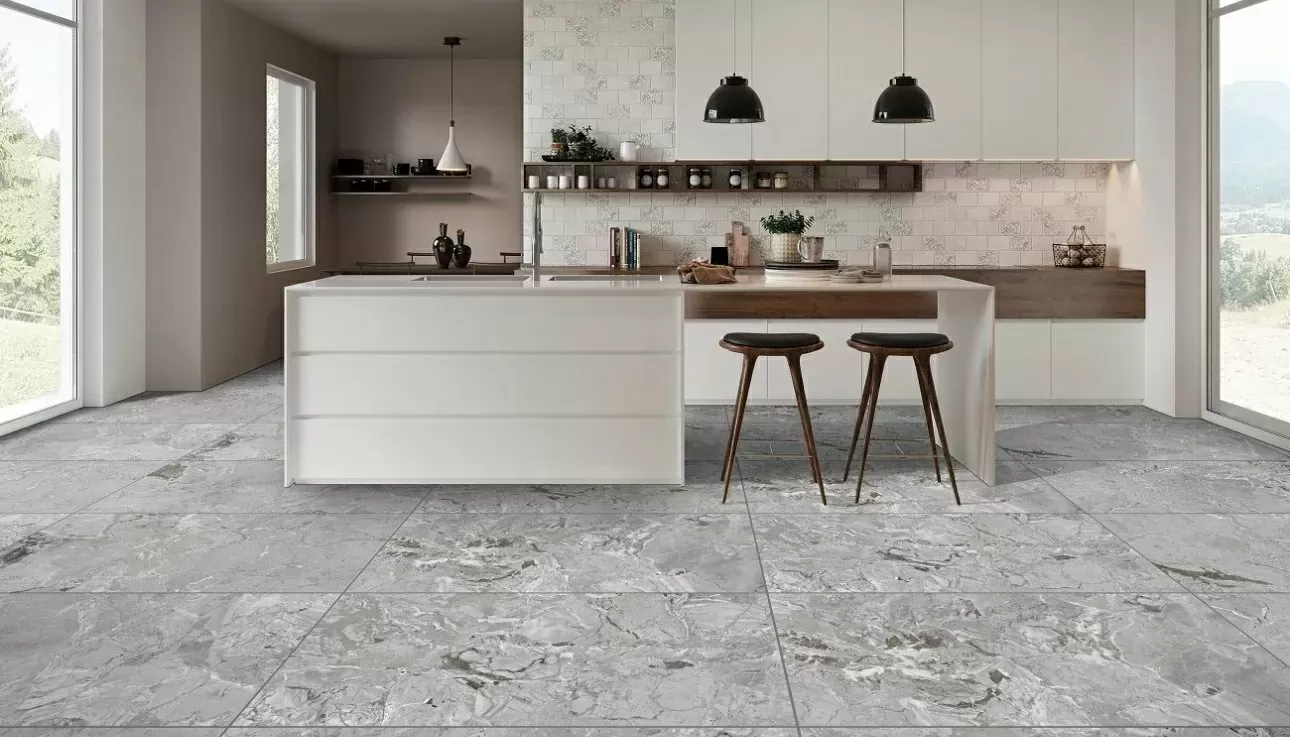 Керамогранит Wixon Grey Shiny Sugar 60x120