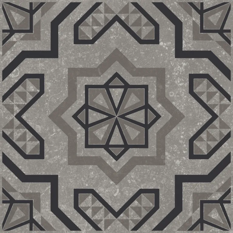 Керамогранит KMD3STA048GN Декор Касабланка серый матовый 20x20x0,8