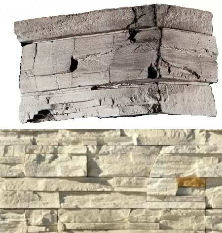 Искусственный камень 200-05 Фьорд Лэнд угол 7х26,5x10 (6х16,5x10)