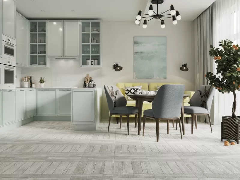 Керамогранит A15996 Woodstory многоцветный рельеф 42x42