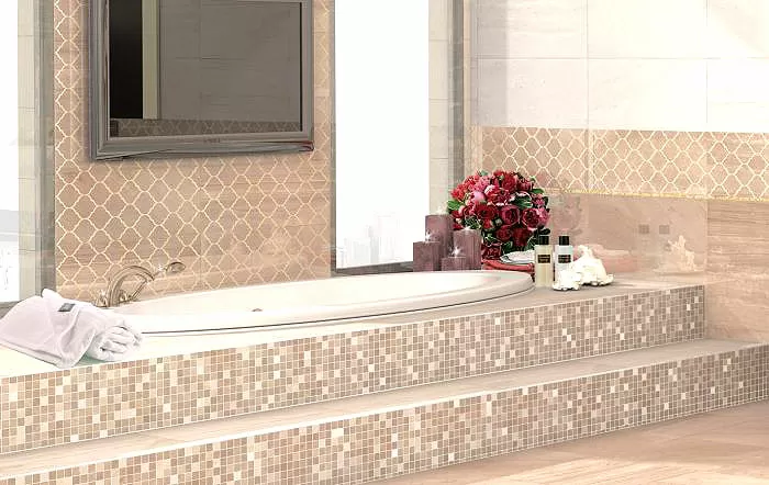 Мозаика 1046574 MOSAICO PIETRA D'ORO BONE 24*24